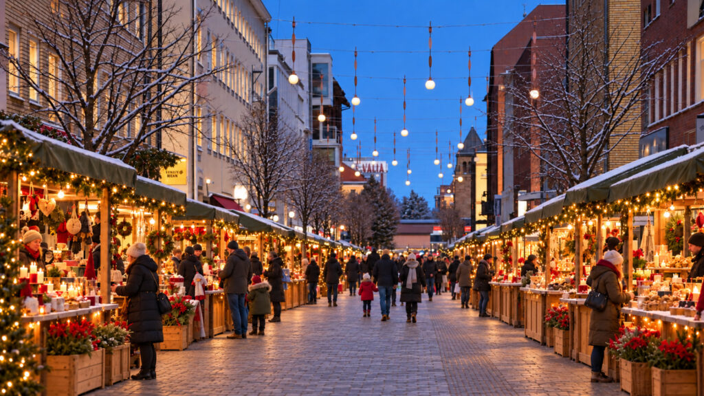 Julmarknad på Östra Drottninggatan! 🎁