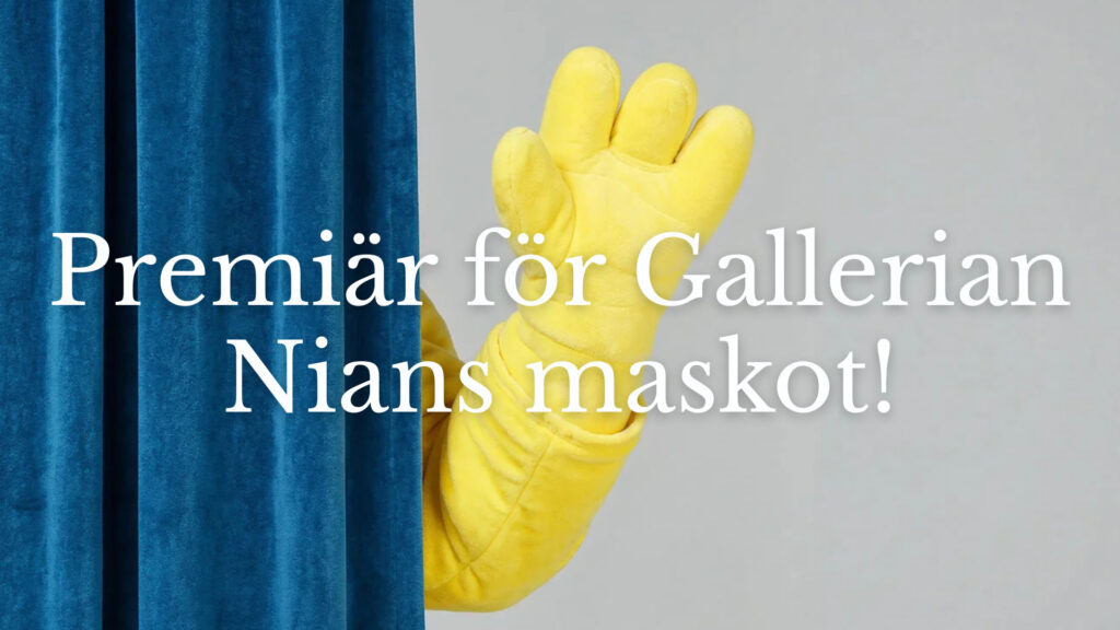 Premiär för Gallerian Nians maskot!