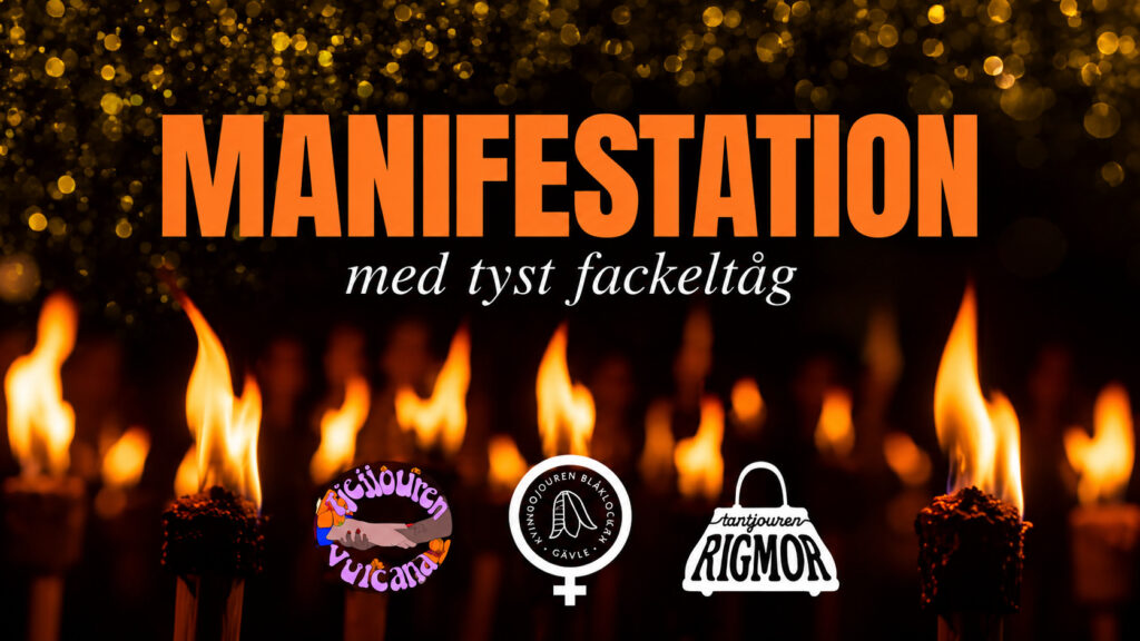 Fackeltåg & manifestation mot mäns våld mot kvinnor🕯️